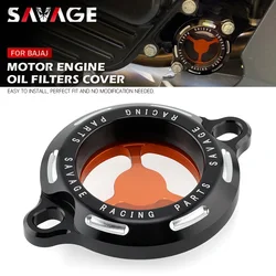 Engine Oil Filter Cover For BAJAJ Pulsar 200NS 200RS 200AS 2012-2020 Dominar 400 200 NS RS AS Motorcycle Accessories Clear Cap