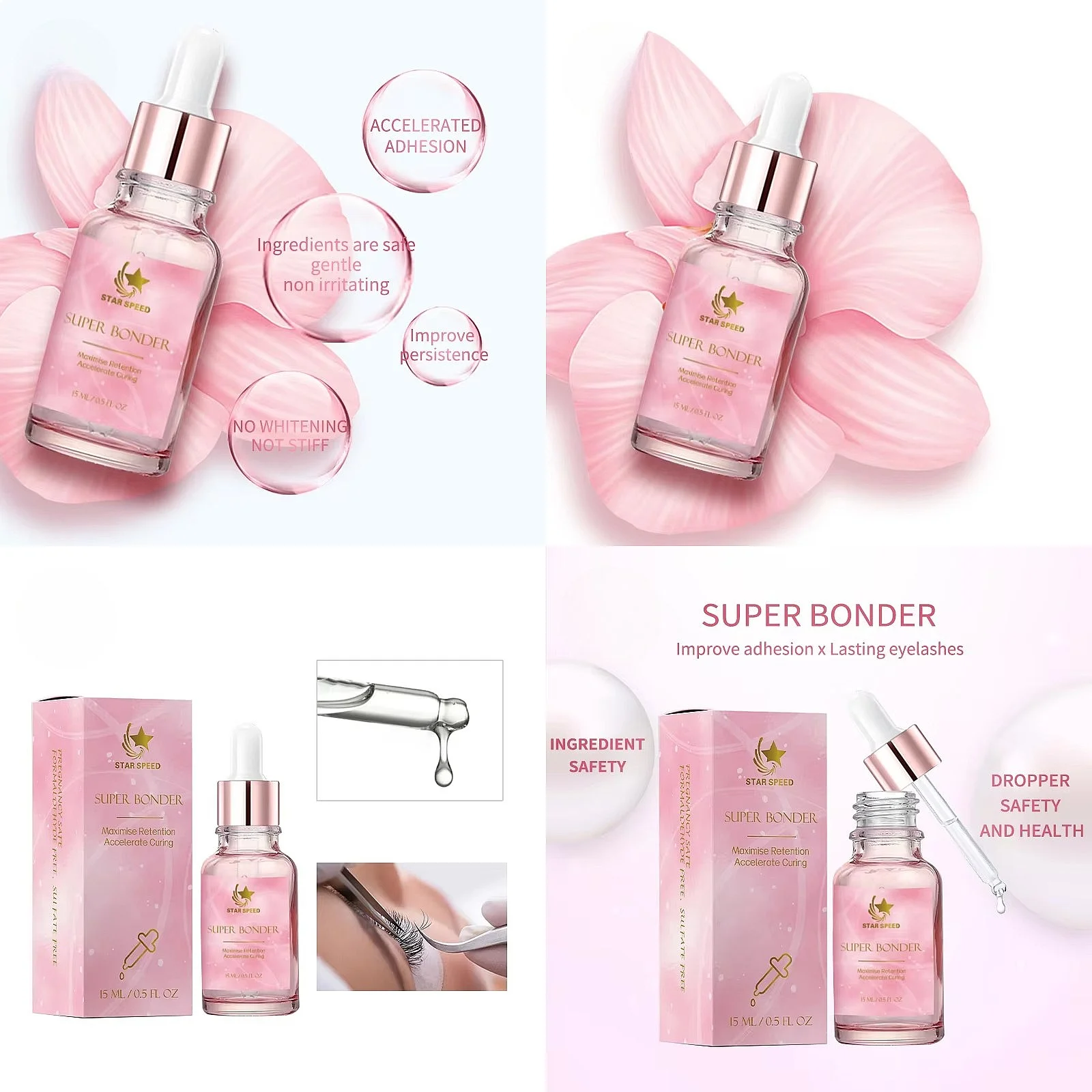15ml-ストロベリーラッシュボンダー-スーパーボンダー-プライベートラベル-まつげエクステ