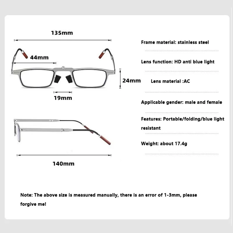 Newest Phone Holder Red Wood Temple Folding Men WomenAnti Blue Light Reading Glasses 1.0 to 4.0 Portable Presbyopic Eyewear