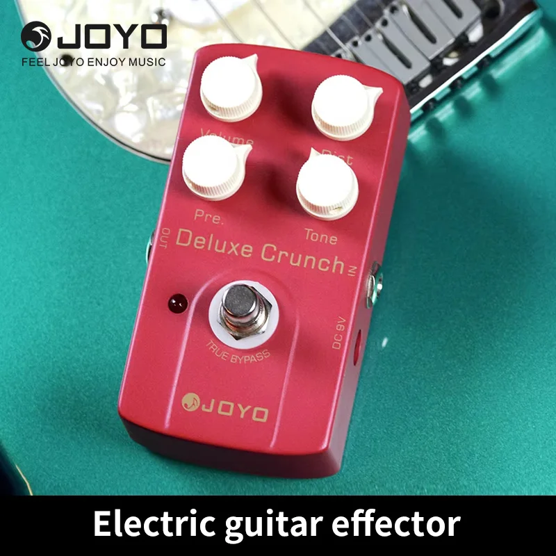 JOYO JF-39 DELUXE CRUNCH Distortion Gitarreneffektpedal Moderne High-Gain/Vintage Tube Amps Effektpedale für Punk Metal Rock