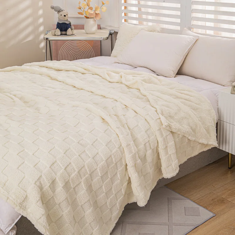 Bonenjoy 1pc Flannel Blanket Solid Color Bed Linen Super Soft Plaid Home Sofa Towel Car/Office Nap Blankets cobijas de camas