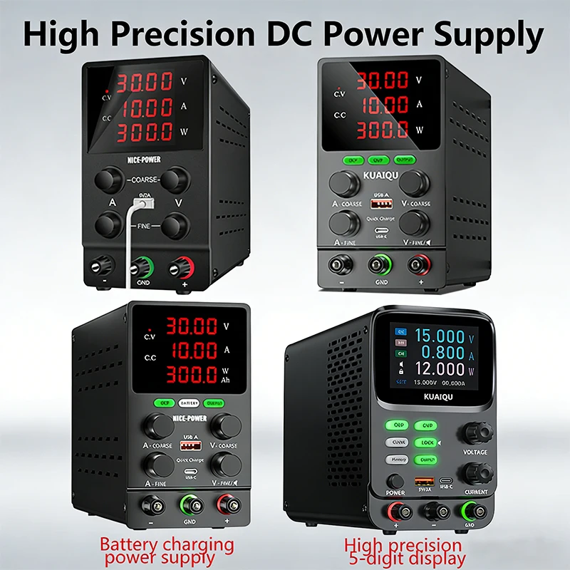 30V 10A DC Labor-Netzteil Einstellbares Labor-Schaltnetzteil 12V 24V Spannungsstabilisator 24-Stunden-Schnellversand
