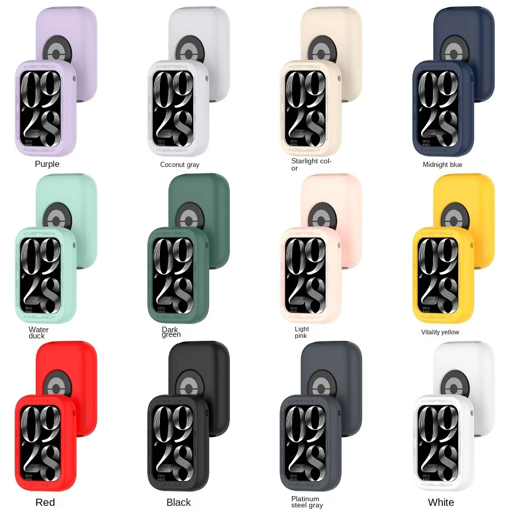 Funda protectora de silicona para Xiaomi Mi Band 8 Pro, colorida, anticaídas, suave, resistente a los arañazos y a los golpes