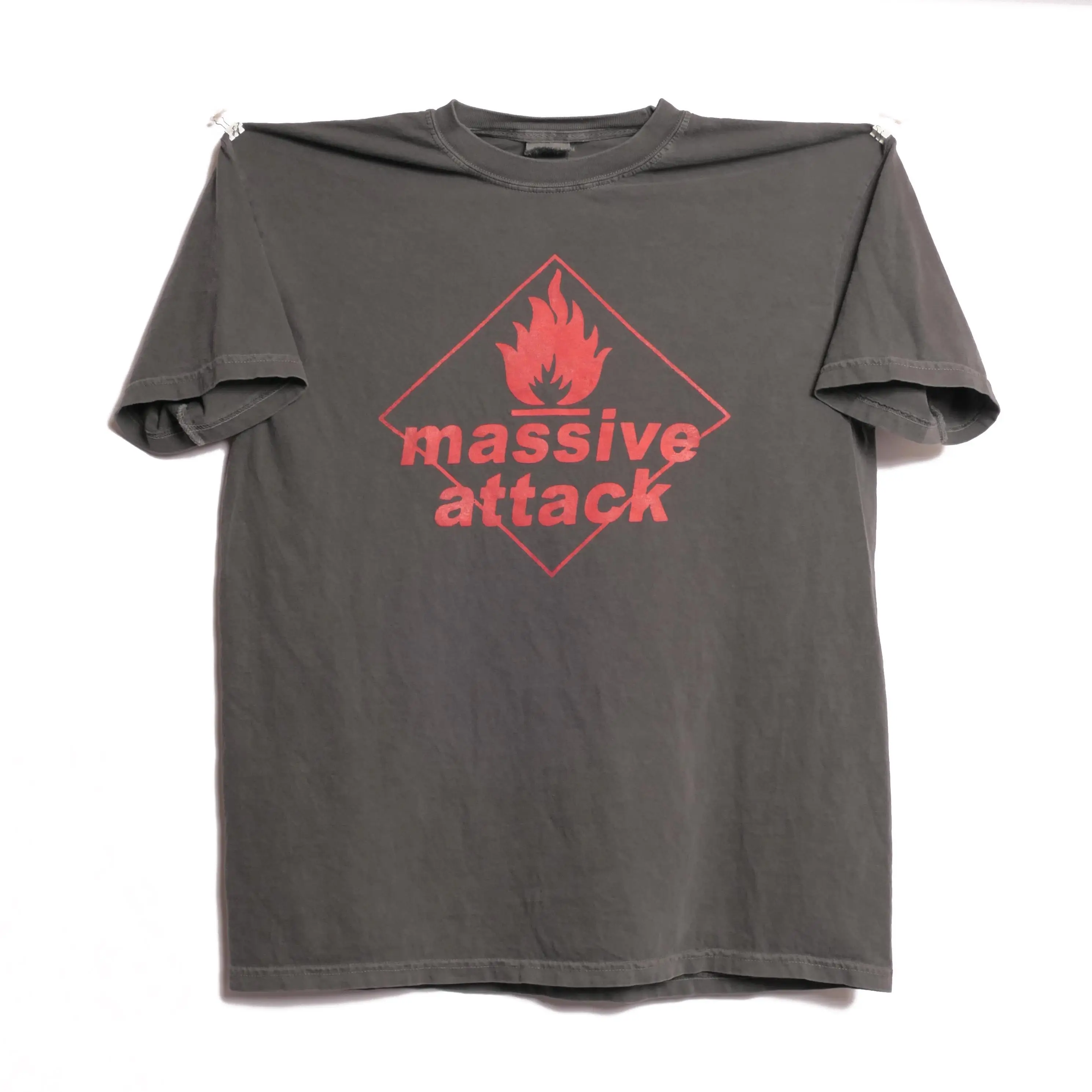Camiseta Vintage de la Banda Massive Attack para Mujer, Unisex, de Algodón, Holgada, Informal, de Manga Corta, Apta para Todas las Temporadas