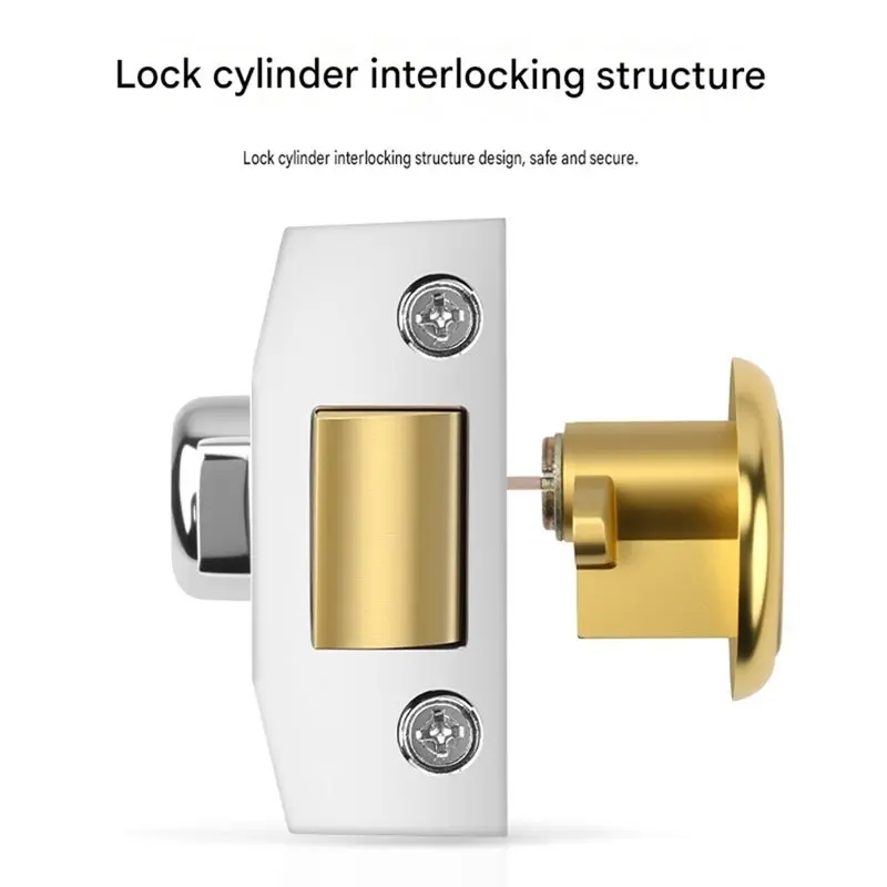 AB13-Keyed Alike Copper Tongue Lock Single For Anti-Theft And For Entrance Doors Component