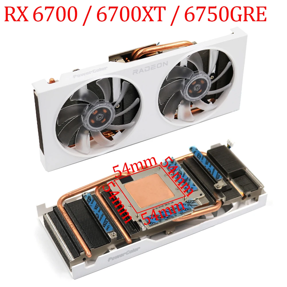 Original For PowerColor RADEON RX 5500XT 5700 5700XT 6500XT 6600