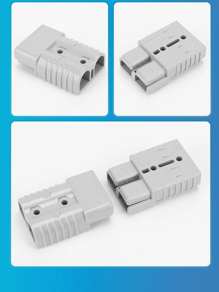 Connector 50A/80A/120A For Anderson Style Plug DC Power Solar Caravan Motorcycle Socket Battery Charging Adapter Accessories