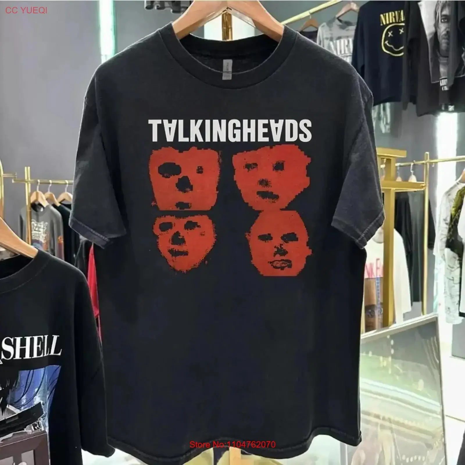 Talking Heads T Shirt Remain in Light Black Cotton Size S 5XL long or short sleeves vintage Washed fashion Stretched Stylish
