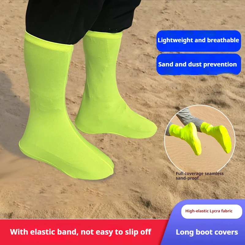 

Desert Sand proof Shoe Cover High top Elastic Shoes Protectors Snowproof Boots Shoes Covers Dust proof Hiking Shoe accessories