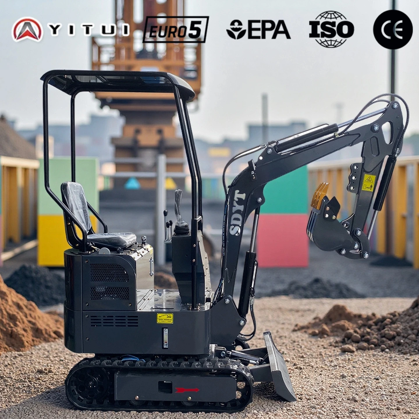 تسليم سريع حفارة صغيرة مخصصة 1.5 1.8 طن محرك المسار حفارة صغيرة كفاءة عالية وسهلة التشغيل