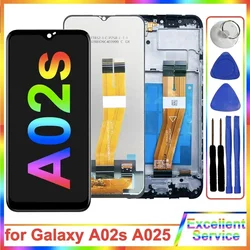 Pantalla LCD de repuesto para móvil, digitalizador de Panel táctil para Samsung Galaxy A02s, A025, A025F, A025M