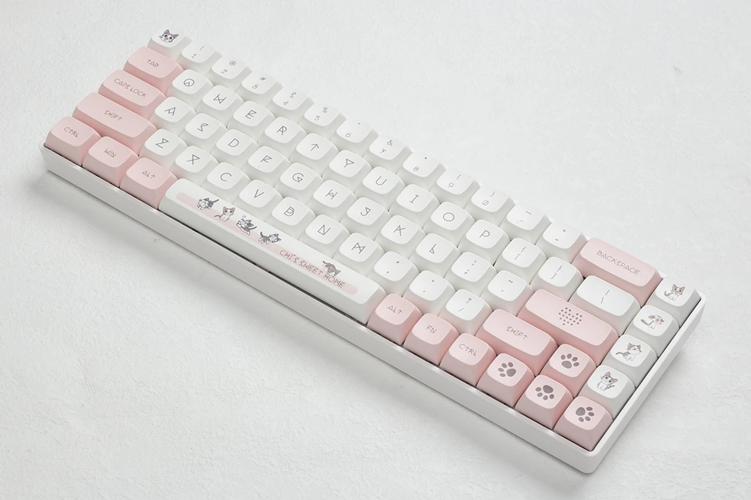 The keycap xda height pbt material is suitable for Luo Fei small warping moxa stone rk belly spirit CIY, etc