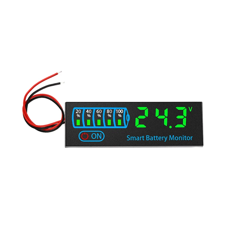 DC 7-55V 3S 5S 6S 12S LED Battery Indicator Voltage Power Charge Indicator Acid/Lithium Universal Battery Level Display Board