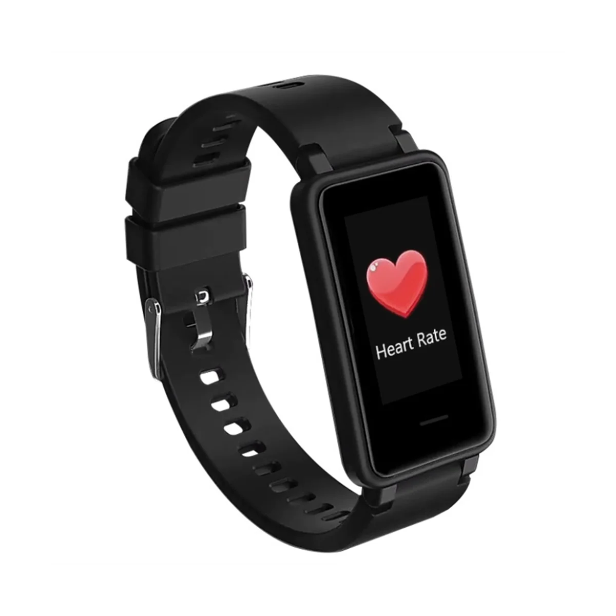 C2 Smart Band Men Sport Watches Health Heart Rate Fitness Tracker Pedometer Women Wristband for IOS Android(Black)