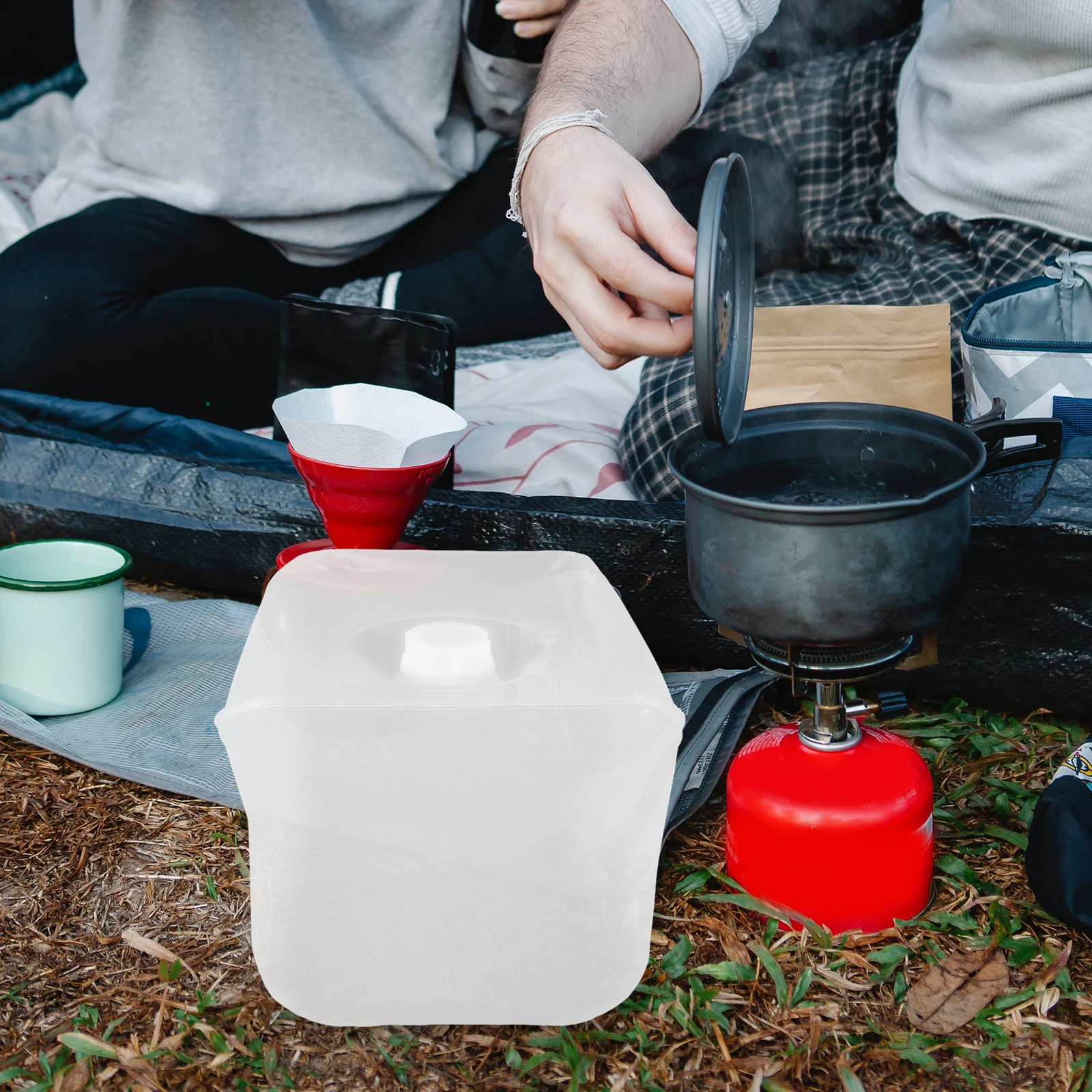 

Foldable Plastic Bucket Portable Lightweight Outdoor Camping Water Container 10l Leakproof Water Storage Tank for Hiking Fishing