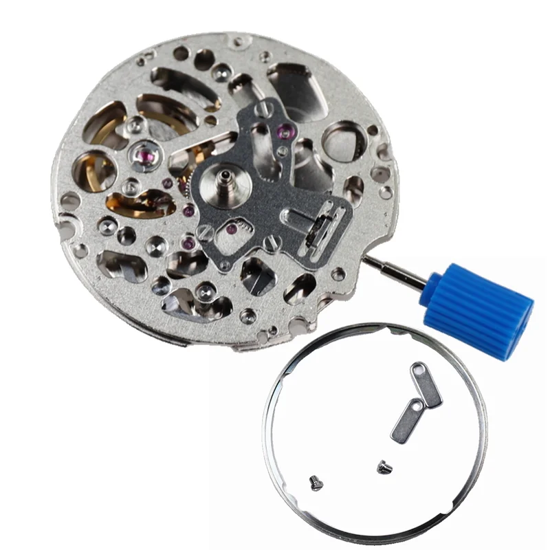 NH70 Self-winding Mechanical Automatic Movement Skeleton For Watchmaker Replacement Movement Watch Repairer Parts SKX007 MODS