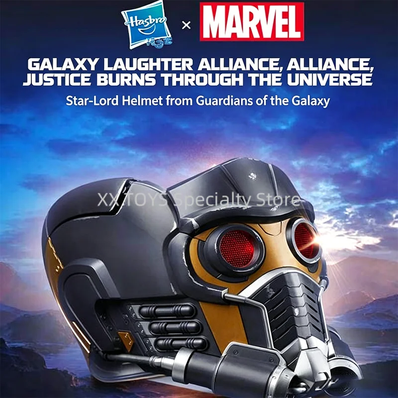 

Original Hasbro Marvel Legends Star Lord Electronic Helmet Infinity Saga 1:1 Scale Premium Roleplay Collectible Kids Gifts Toys