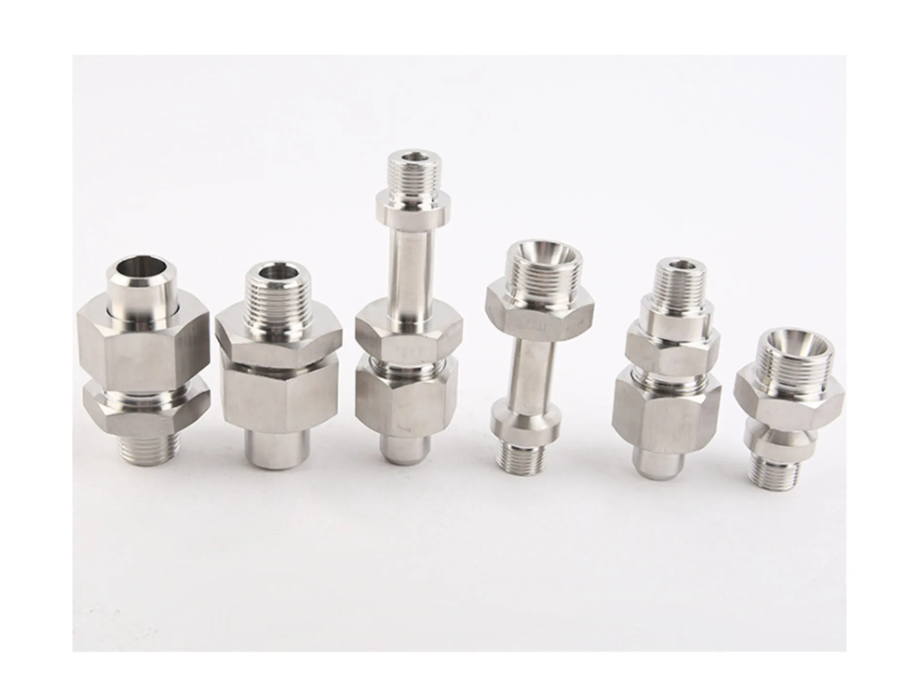 304 Stainless Steel Ferrule Connector Straight Through The Middle Equal DiameterType Two-way Instrument Tube Copper Tube YouTube