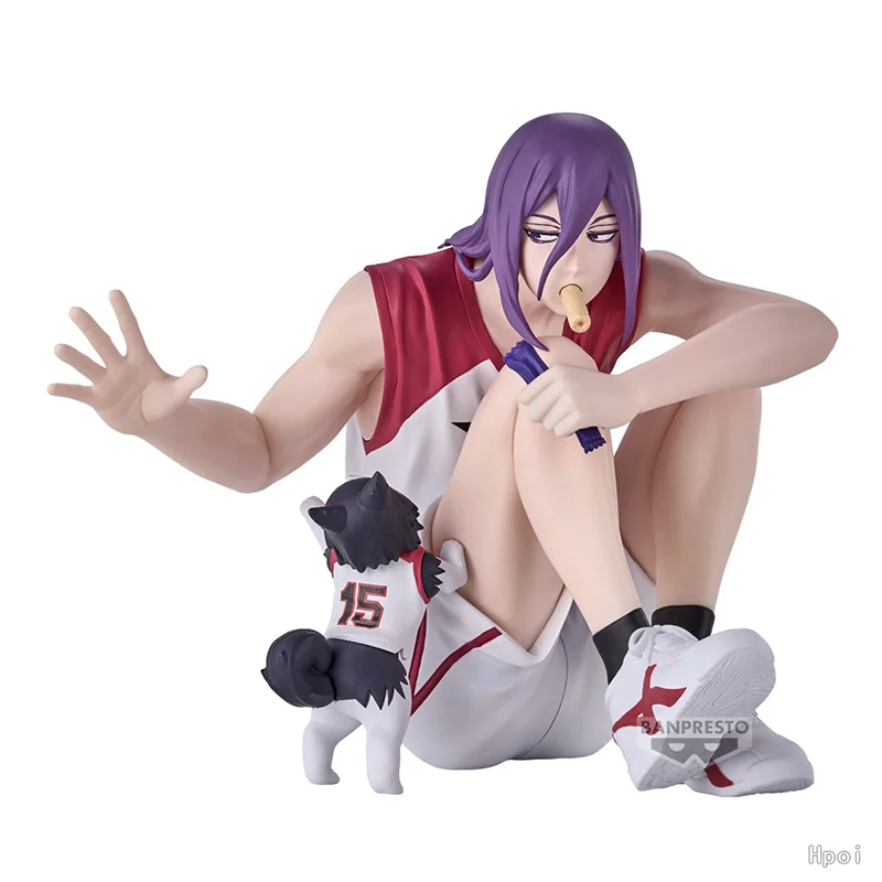 Bandai banpresto kuroko basquete último jogo murasakibara atsushi 10cm anime original figura de ação modelo brinquedo presente coleção