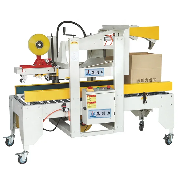 Factory Pneumatic Carton Box Closing Machine Carton Packaging Carton Sealing Machine