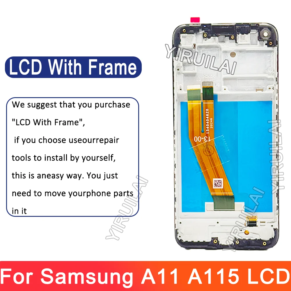 100% New LCD For Samsung Galaxy A11 LCD A115 A115F/DS A115F A115M Display Digitizer Assembly Touch Screen For Samsung A115 LCD