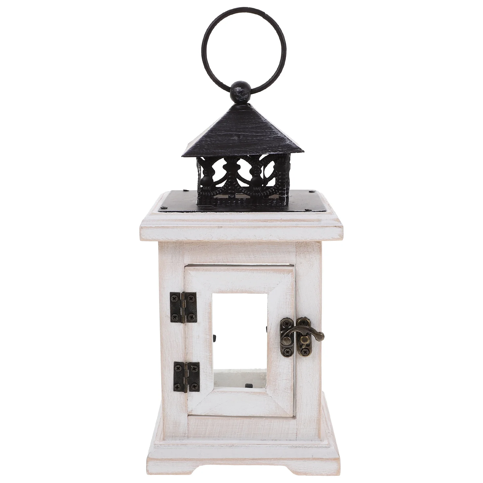 

Lantern Vintage Hanging Wood Decorative Holder for Home Restaurant Wedding Party Elegant Table Centerpiece