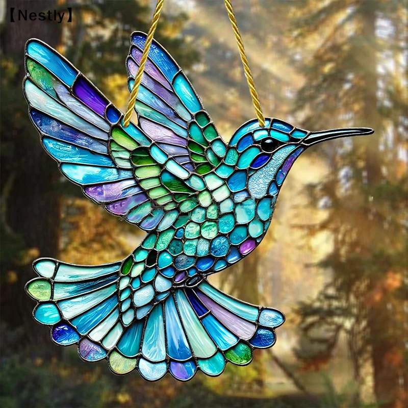 Gorgeous Hummingbird Sun Catcher - 8