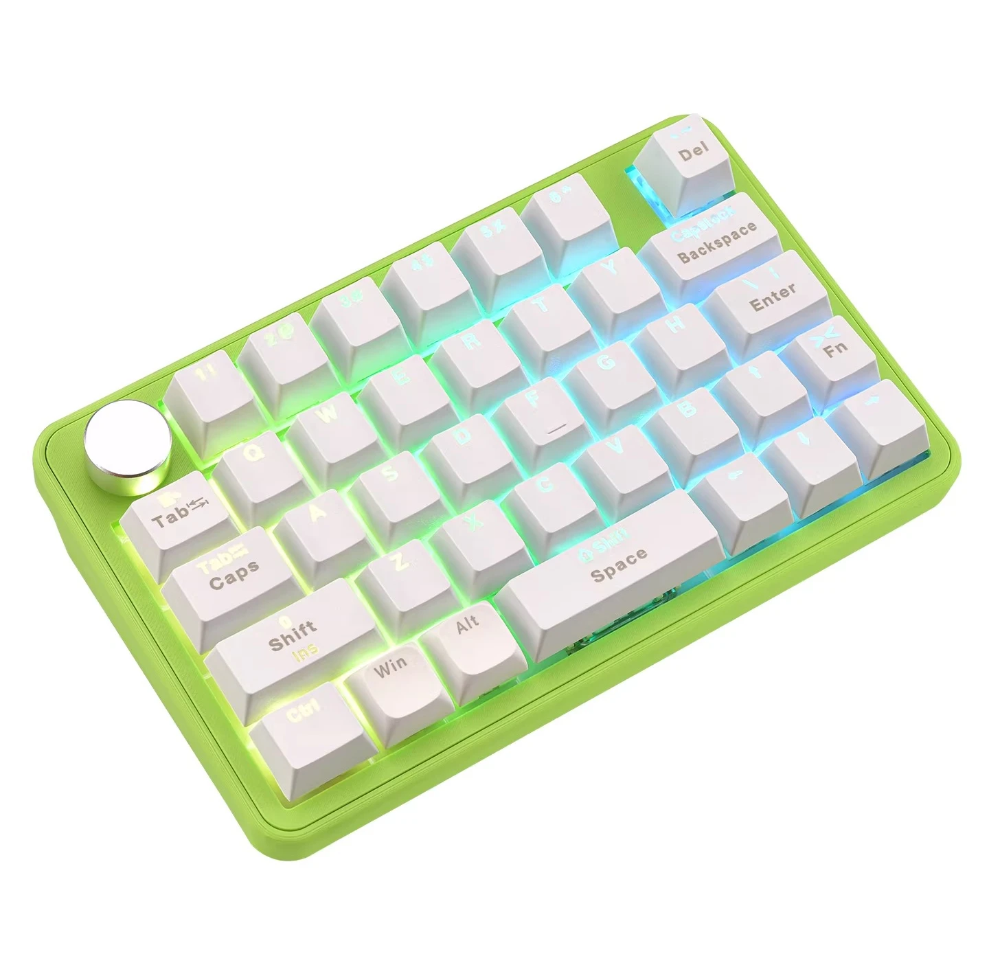 Bluetooth three-mode one-handed keyboard, macro programming, drawing, left-hand customizable mechanical keyboard