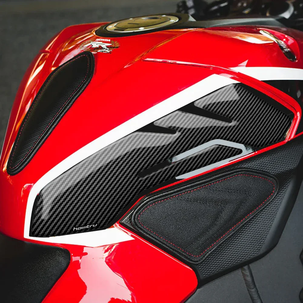 

Motorcycle Carbon Side Tank Pad Protection Knee Grip for Honda CBR1000RR 2017-2019