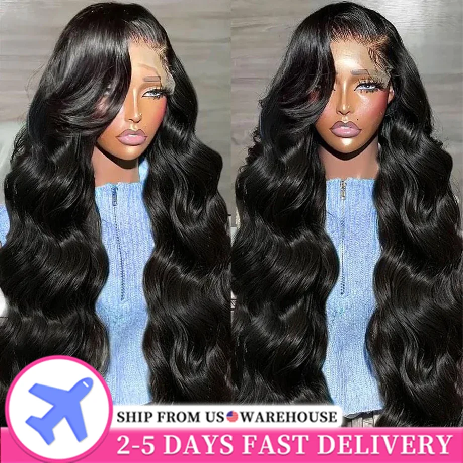 

30 Inch 13x4 13x6 HD Body Wave Lace Front Wig Pre Plucked Loose Water Wave Lace Frontal Wig 100% Human Hair Wigs For Black Women