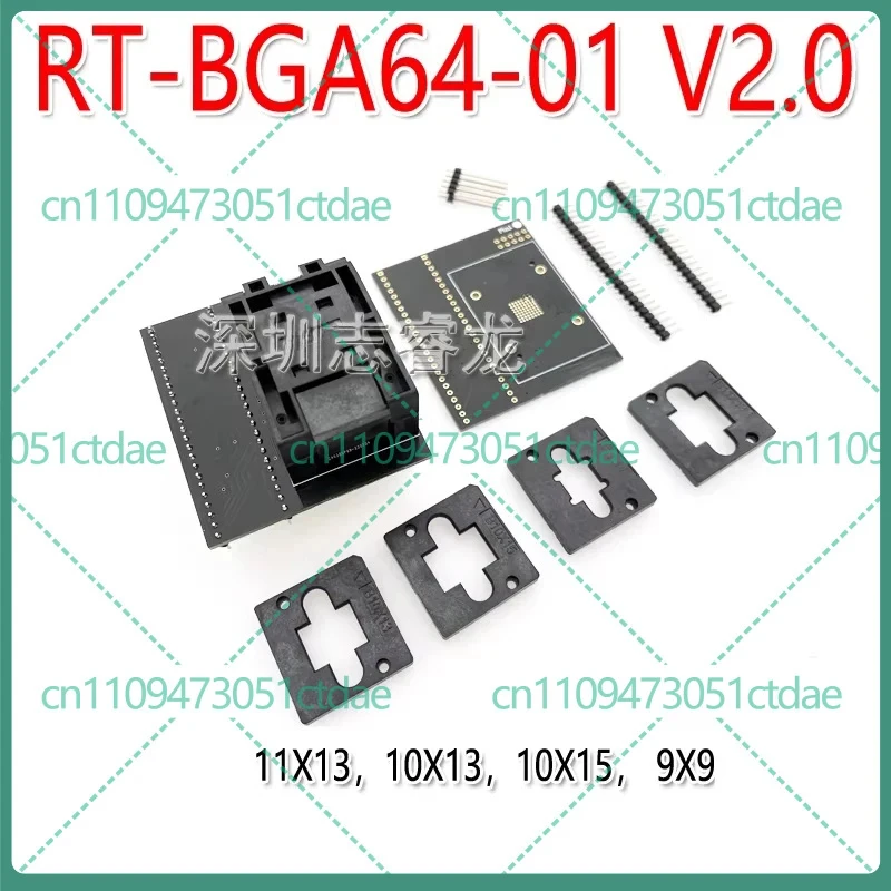 For RT809H BGA64 Programming Socket Clamshell RT-BGA64-01 V2.0