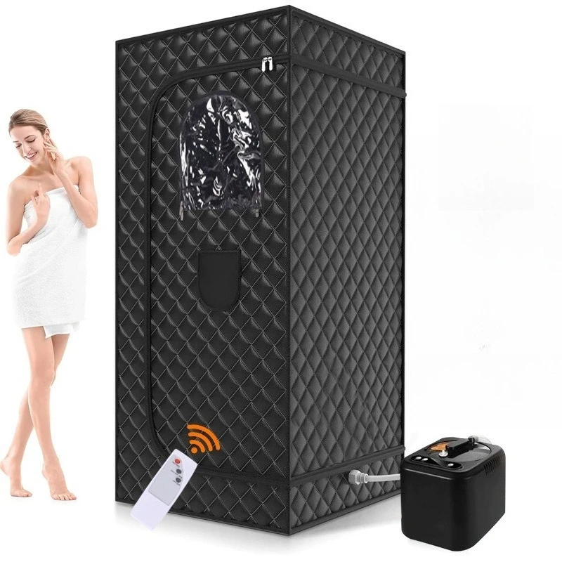 Sauna dobrável interna, portátil, espessada, aquecimento rápido, sauna a vapor, isolamento térmico, equipamento de banheiro