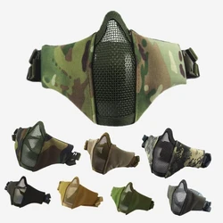 ZLang Tactical Mask Outdoor Protective Hunting BBS Paintball Shooting Airsoft Funny Half Face Sports Mask