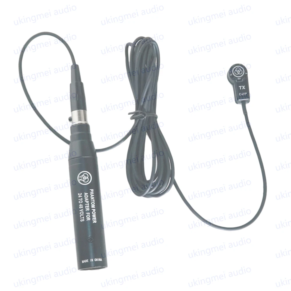 

C411 High Performance Microphone Capacitive Vibration Pickup 8-shaped Suitable for Violin Guitar Double Bass Contact Microphone