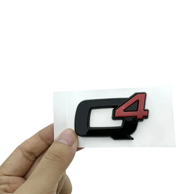 Q2 Q4 GIULIA VELOCE STELVIO Ti badge glossy black car stickers for alfa romeo refir rear boot car accessories trunk label logo