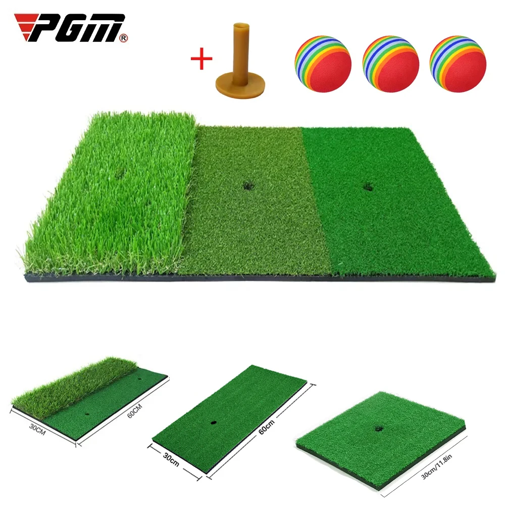 Tapete de Golfe PGM com Grama Artificial para Treinamento e Prática de Golfe