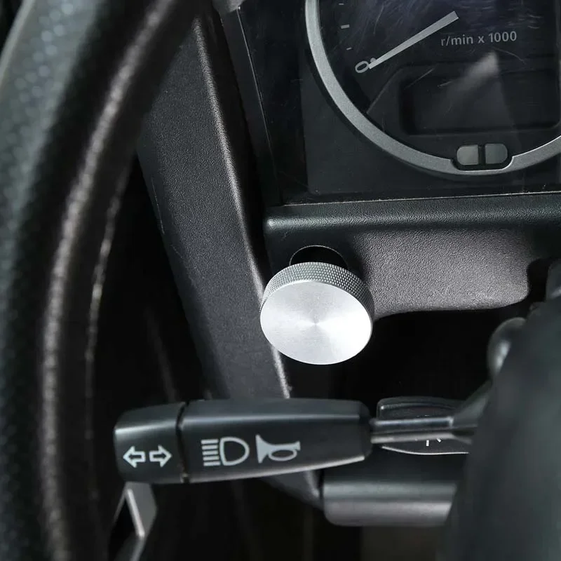 For 2004-2019 Land Rover Defender 90 110 Aluminum Alloy Silver Car Dashboard Fuse Bolt Knob Car Interior Accessories