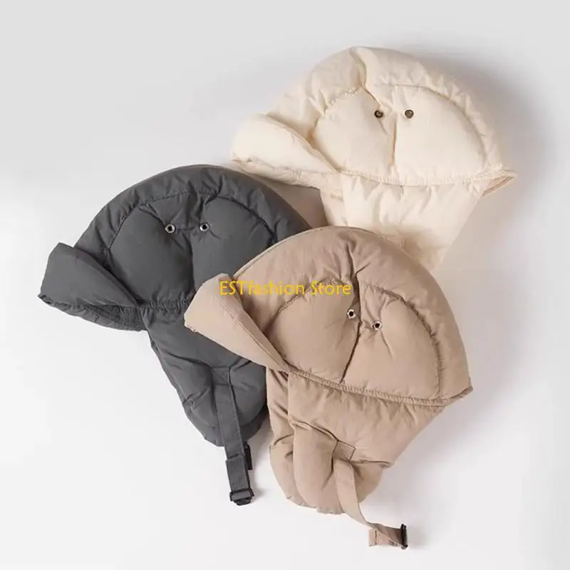 

Y5GC Стильная толстая защитная шапка для ушей ветрозащитная унисекс зимняя шапка для активного отдыха