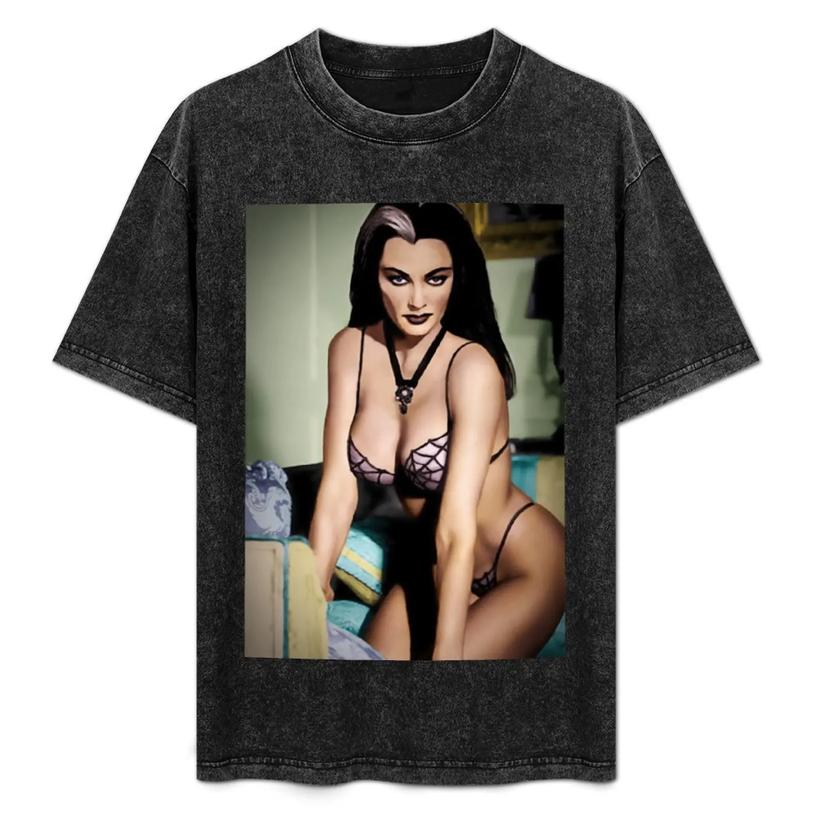 

Munster de Lilly T-Shirt Basic Crew Neck Short Sleeve Top