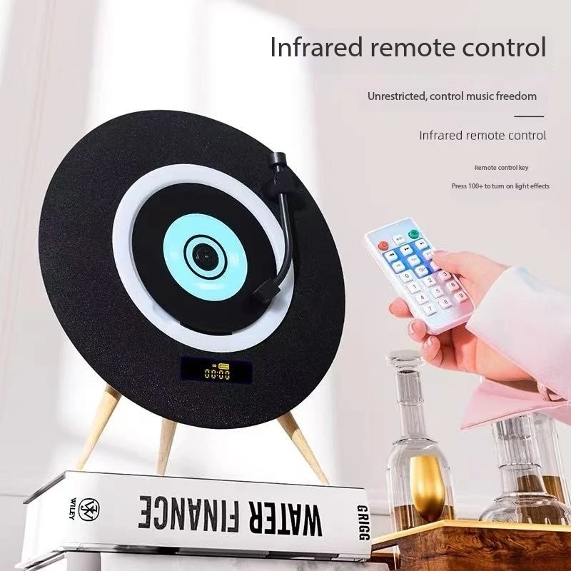 

Creative UFO Design CD Music Player Cinema Level Wireless Bluetooth Speaker Desktop HIFI Soundbox Support BT Out USB CD Player