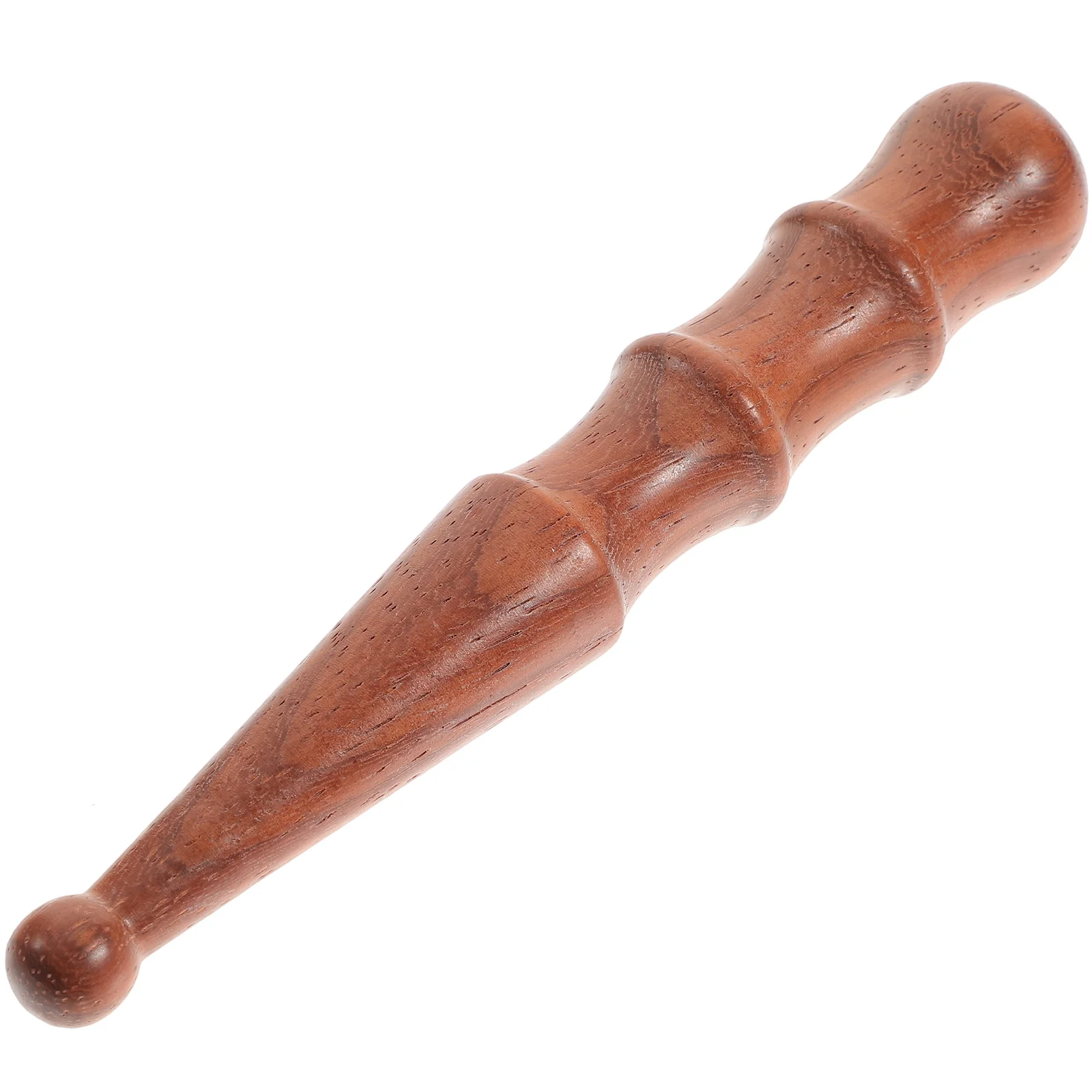 

Thin Leg Rods Yoga Massage Sticks Tapping Great Fitness Yoga Rod Roller Annatto Massage Stick (Wood Color)