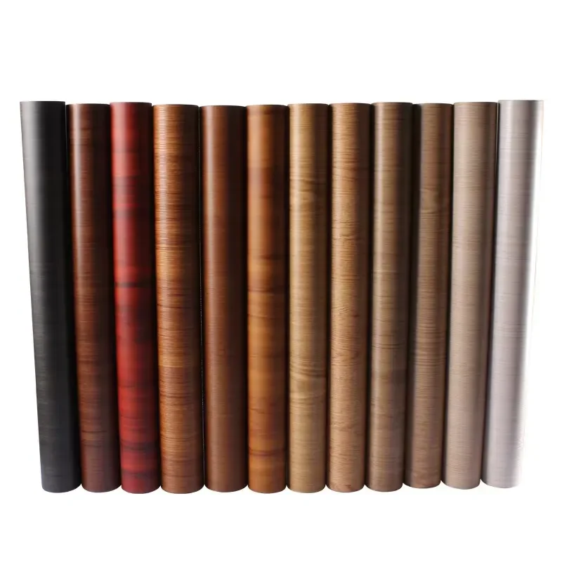 Wood Texture Self-adhesive Peel and Stick Wall Paper Wood Wallpaper for Interior Home Wall Decoration Vinyl Wood Texture