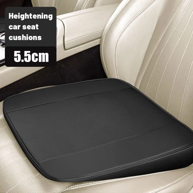 Leather Breathable Thickened Car Seat Cushions Elevate The Seating Position, Filling in The Depressions and Improving Visibility