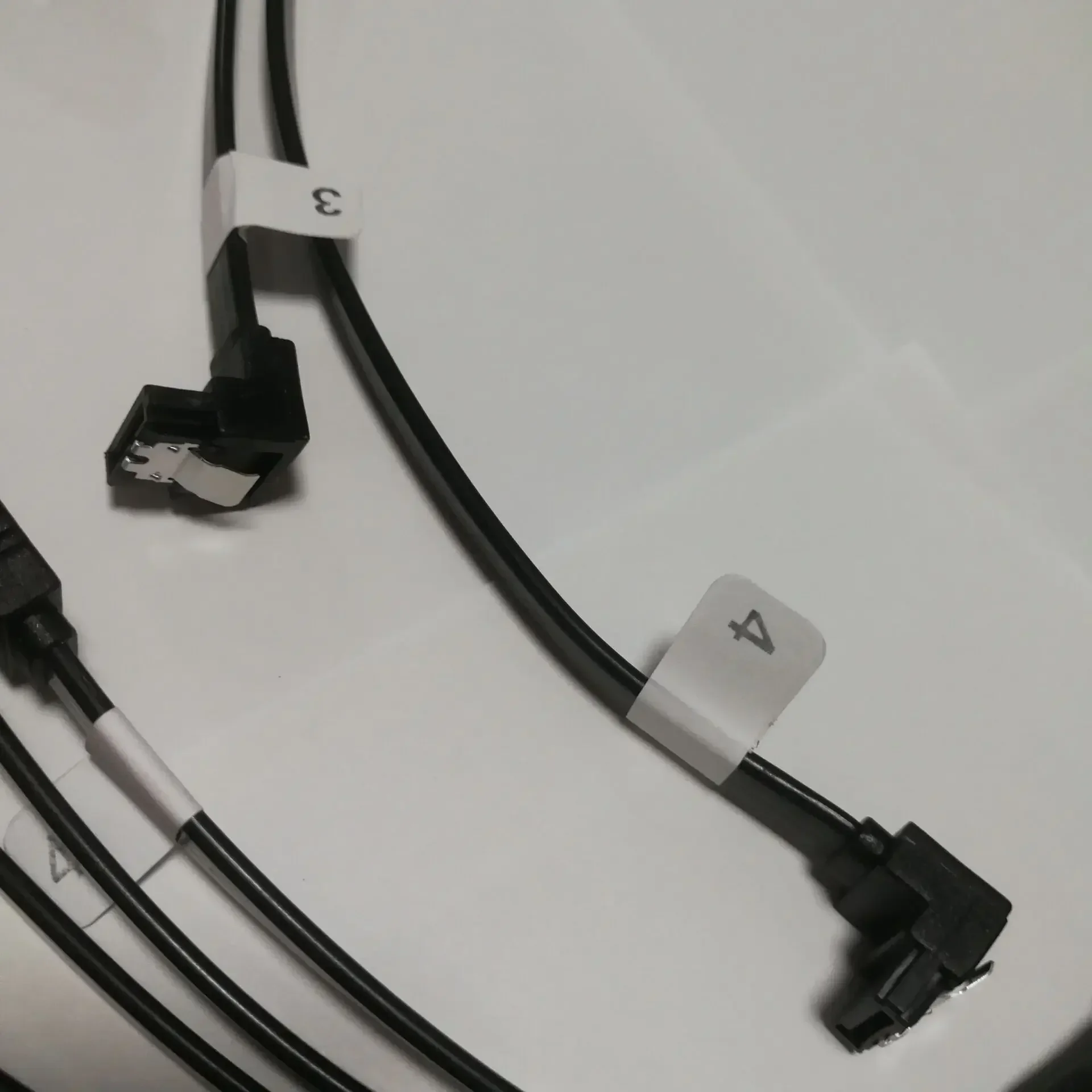 ATA SATA 2.0 세대 고속 직렬 데이터 케이블, 수-멀티 하드 드라이브 HDD RAID 구리 와이어 차폐 설계, 5 in 1