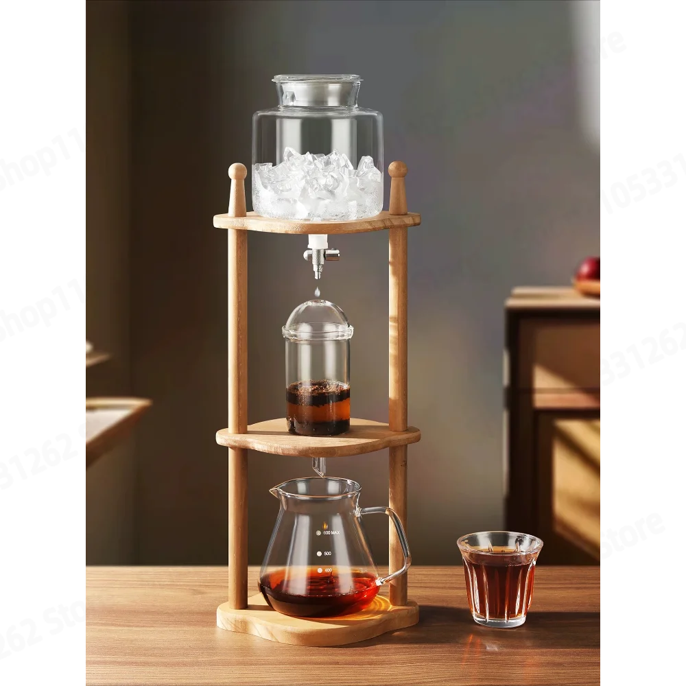 Ice Drip Coffee Pot Cold Brew Pot Ice Brew Pot Drip Type Stand Coffee Apparatus
