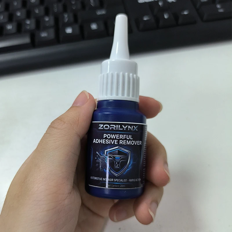 Powerful Adhesive Remover Automotive Interior Specialist Rapid Action Liquid Solution for Cleaning Car Glue Residue - ZORILYNX
