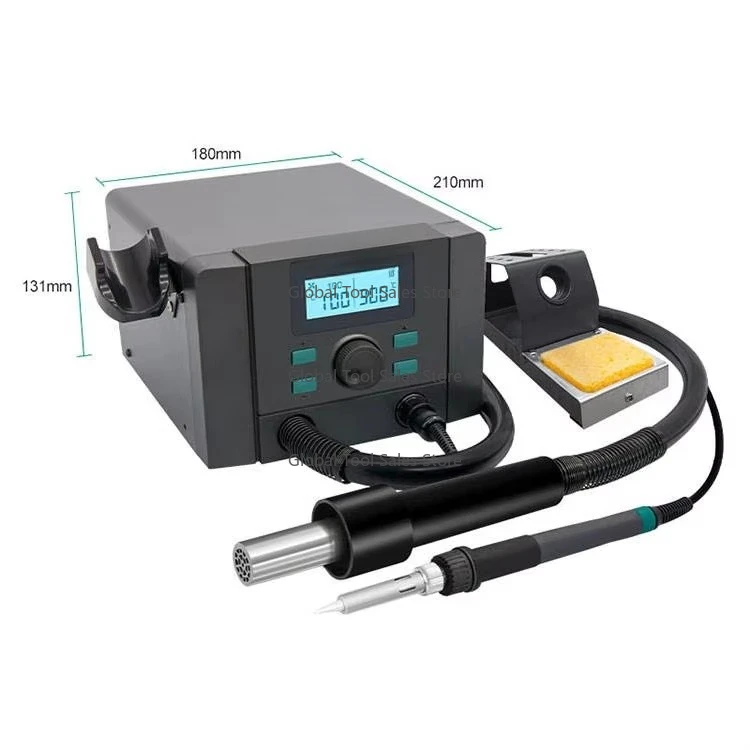 

8786D+ 2-in-1 Hot Air Rework Station & Soldering Station - 220V/110V Quick Heating, for Mobile Repair