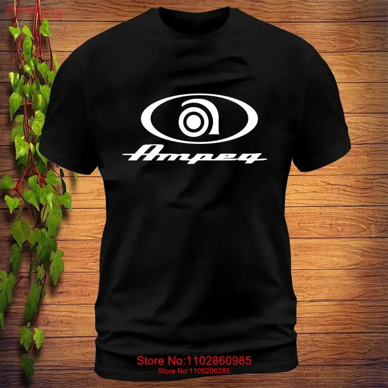 Ampeg amps baixo amp guitarra logotipo t camisa feita nos eua tamanho s a 5xl vintage lavado topo para uso diário streetwear gráfico