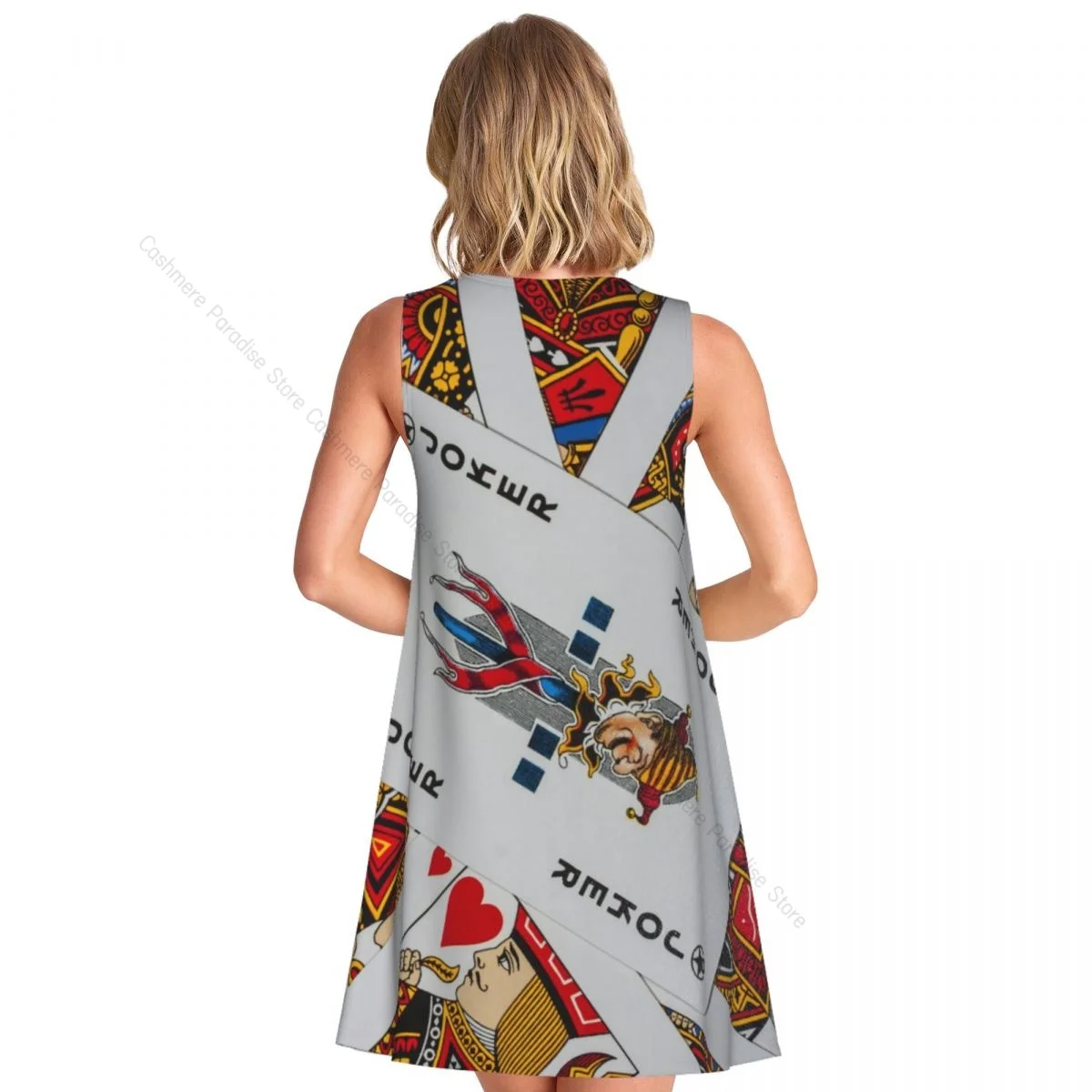 レディース ドレス トランプ 夏 カジュアル T シャツ ドレス ビーチ カバーアップ タンクドレス