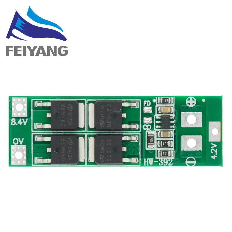 2S 20A 7.4V 8.4V 18650 لوح حماية بطارية الليثيوم/لوحة BMS القياسية/التوازن DIY بها بنفسك